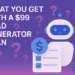 What You Get With a $99 AI Ad Generator Plan