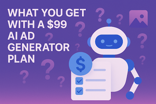 What You Get With a $99 AI Ad Generator Plan