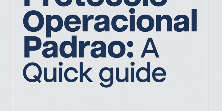 Protocolo Operacional Padrao