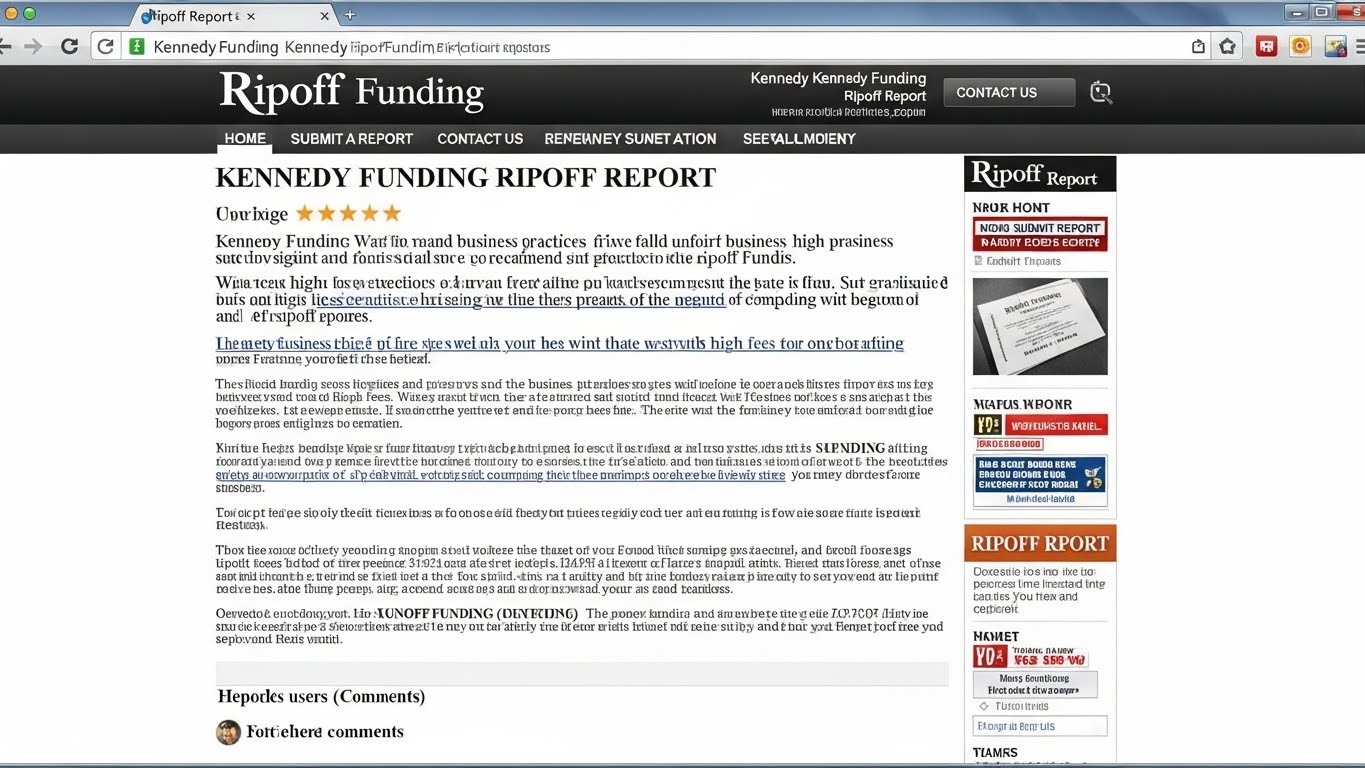 Kennedy Funding Ripoff Report