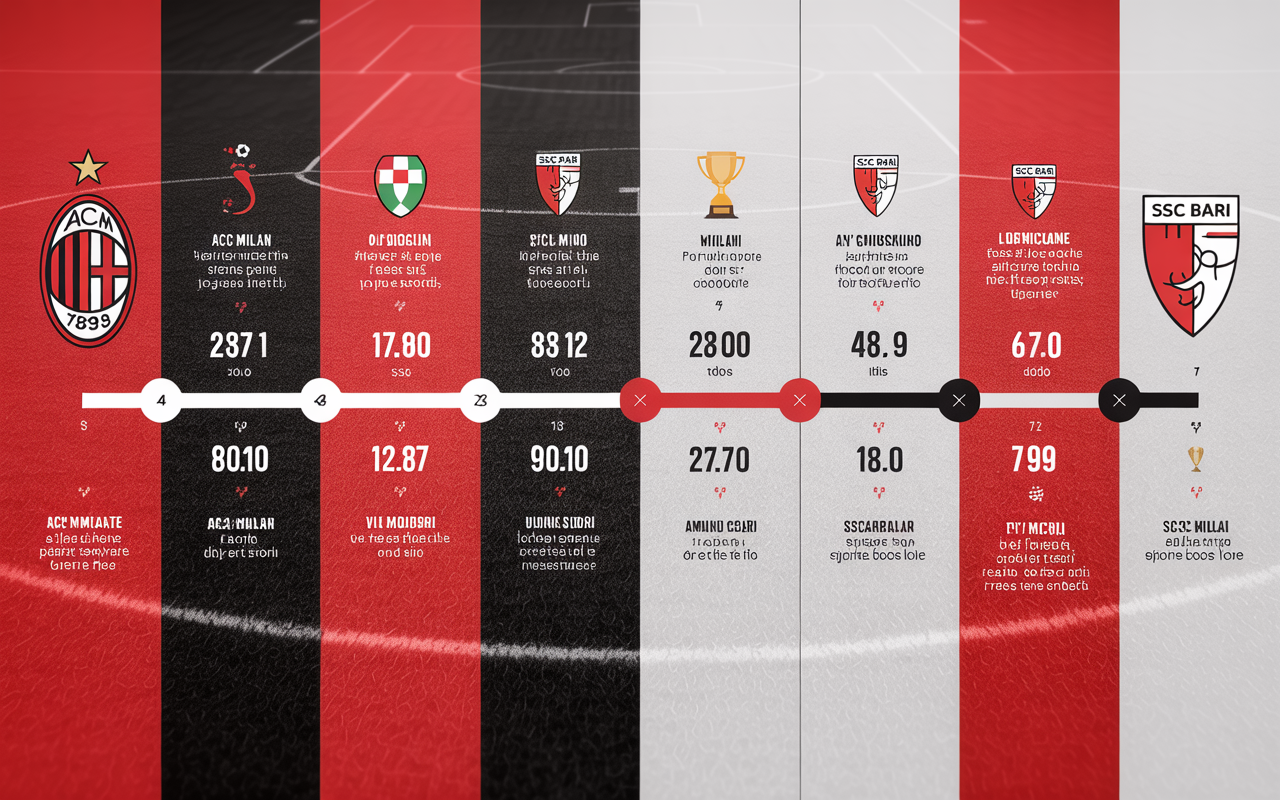 ac milan vs ssc bari timeline