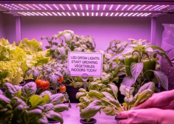 LED Grow Lights: Start Growing Vegetables Indoors Today