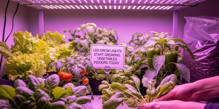 LED Grow Lights: Start Growing Vegetables Indoors Today