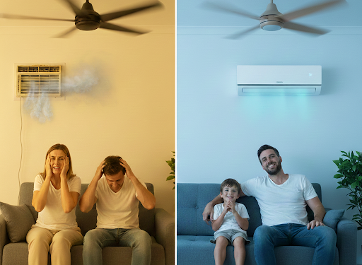 Why old air conditioners cost more during heatwaves and how rebates help