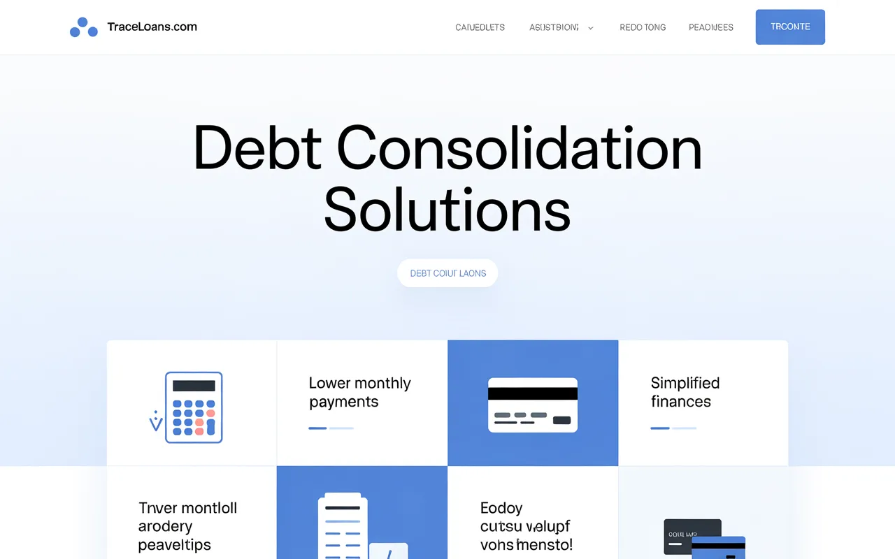 traceloans.com debt consolidation