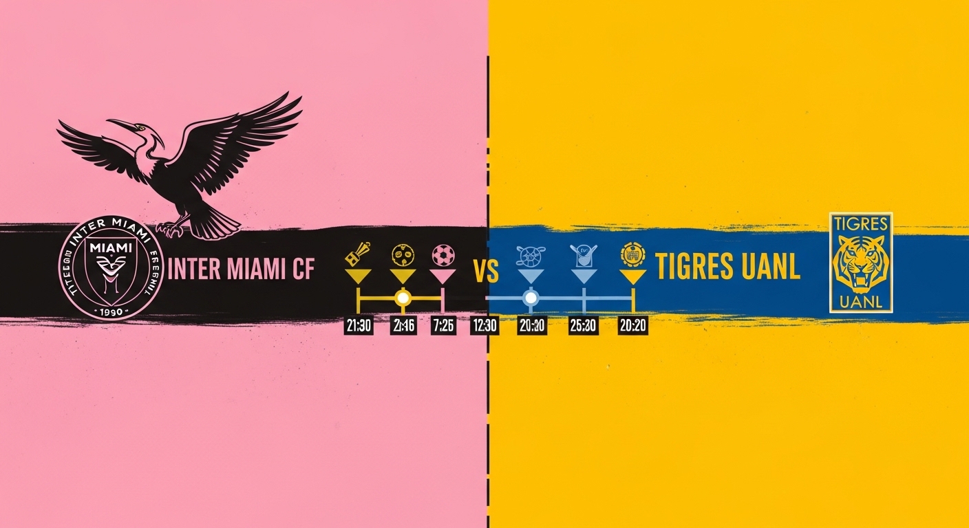 Inter Miami vs Tigres Uanl Timeline