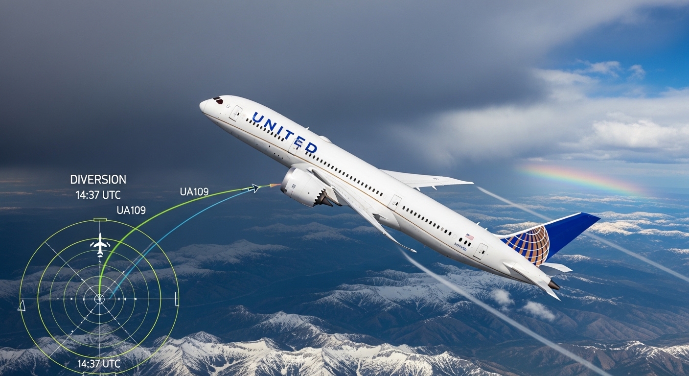 united flight ua109 diversion
