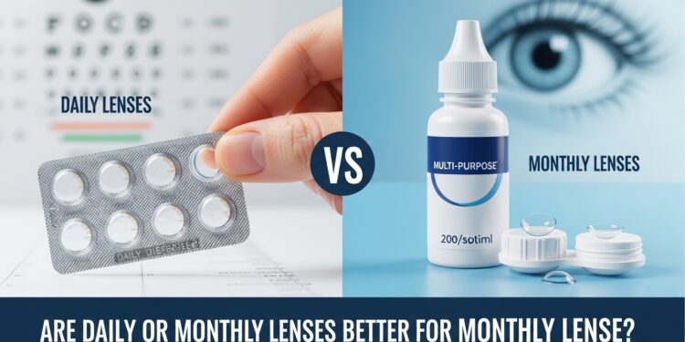 Choosing the Right Contact Lenses: Are Daily or Monthly Lenses Better for Your Eyes?