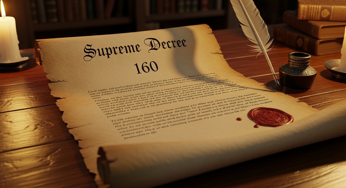 decreto supremo 160