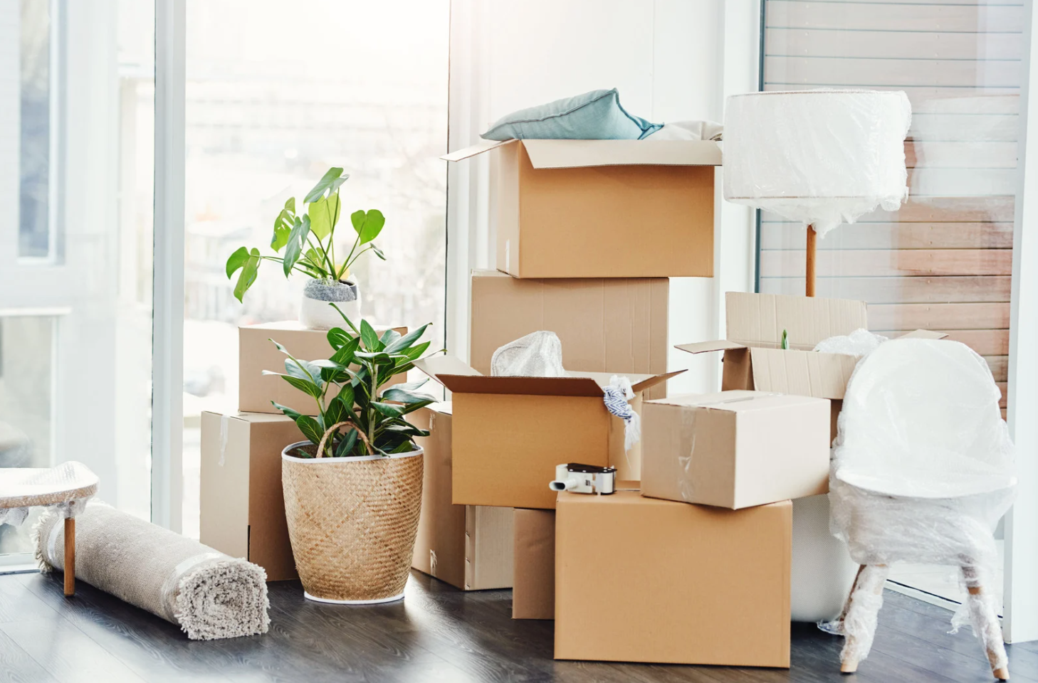 Packing decor for moving