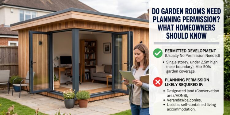Do Garden Rooms Need Planning Permission